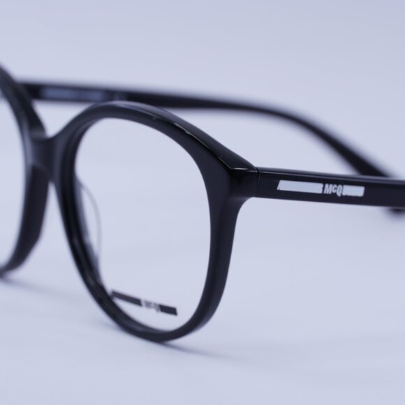 🕶️ New Alexander McQueen MQ0275O 001 Eyeglasses - Black Frame 53mm - Picture 5 of 9